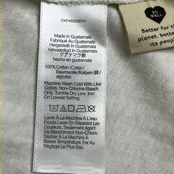 Madewell Ivory Plus Softfade Cotton Cover-Up Tank Dress, size 1X, NF696 - Picture 5 of 16